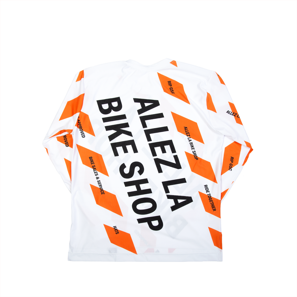 ALLEZ LA - CAUTION - VIRGIL LONG SLEEVE TECH TEE