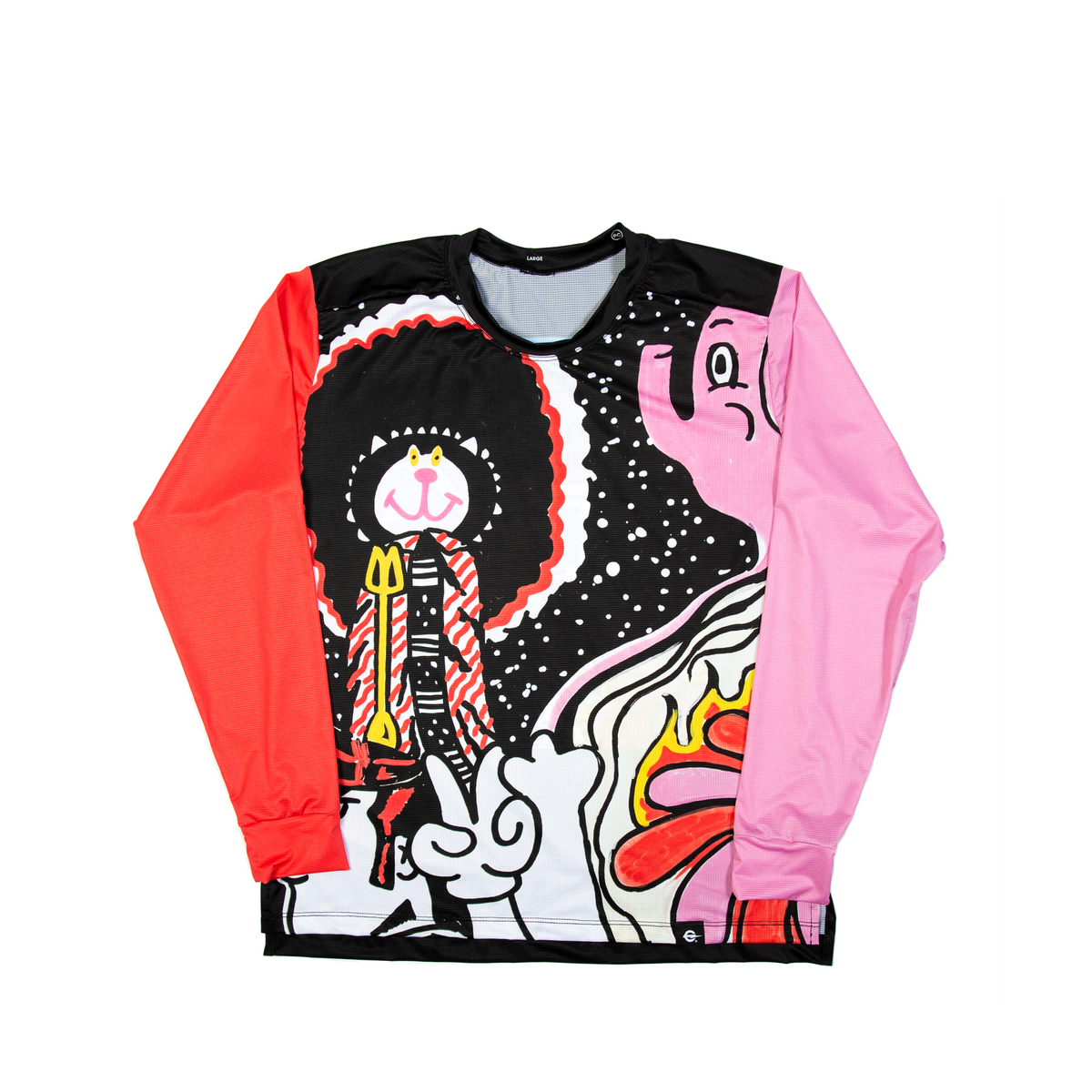 ALLEZ LA X VIRGIL NORMAL - VIRGIL LONG SLEEVE TECH TEE