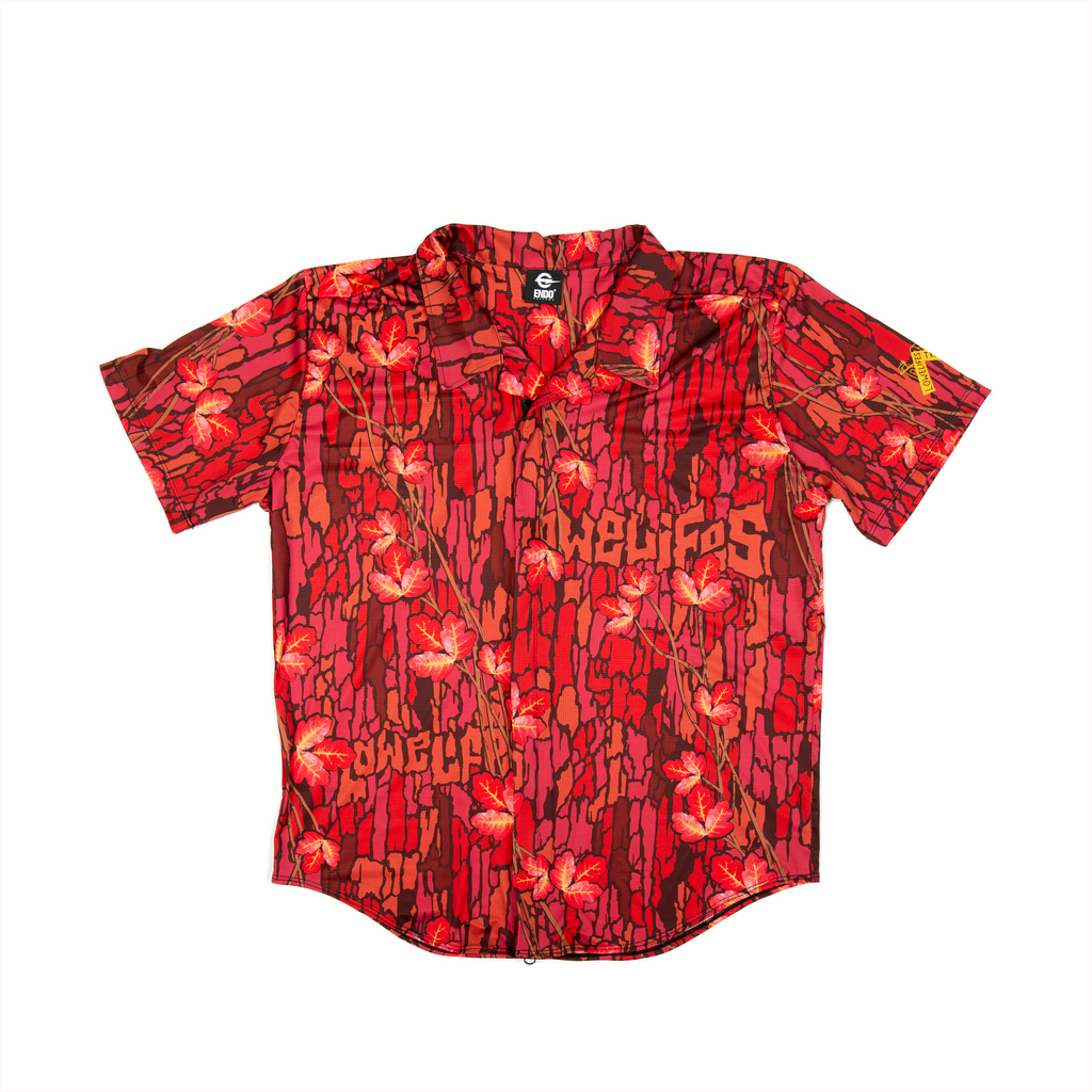 Red zip up shirt hotsell