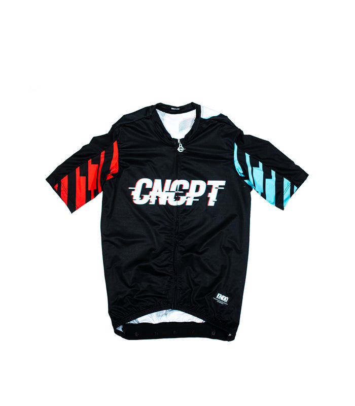 CNCPT - ANAGLYPH - LADERA JERSEY - BLACK