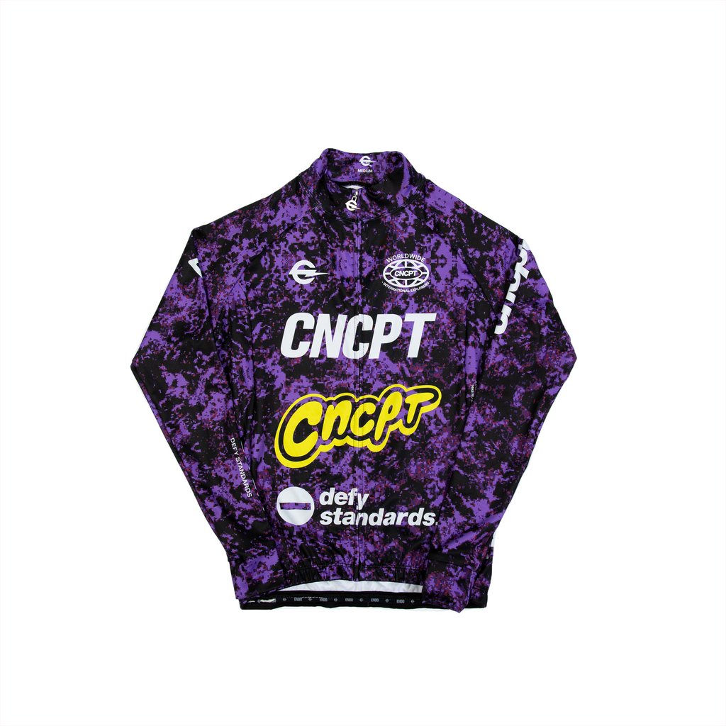 CNCPT PIXEL CAMO ALAMEDA LONG SLEEVE JERSEY PURPLE Endo Customs