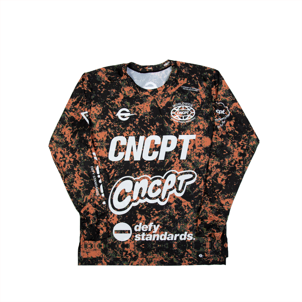 Damage Net Shirt /Long/コンクリート Damage Net Shirt /Long/コンクリート CNCPT_PIXELCAMO_LSTECHTEE_REDD