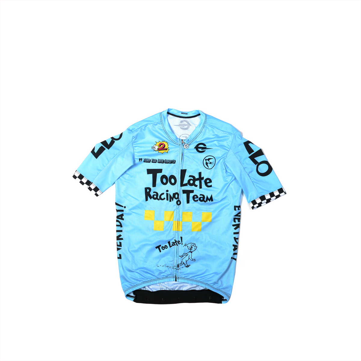 TEAM TOO LATE - WOMEN'S LADERA JERSEY - BLUE