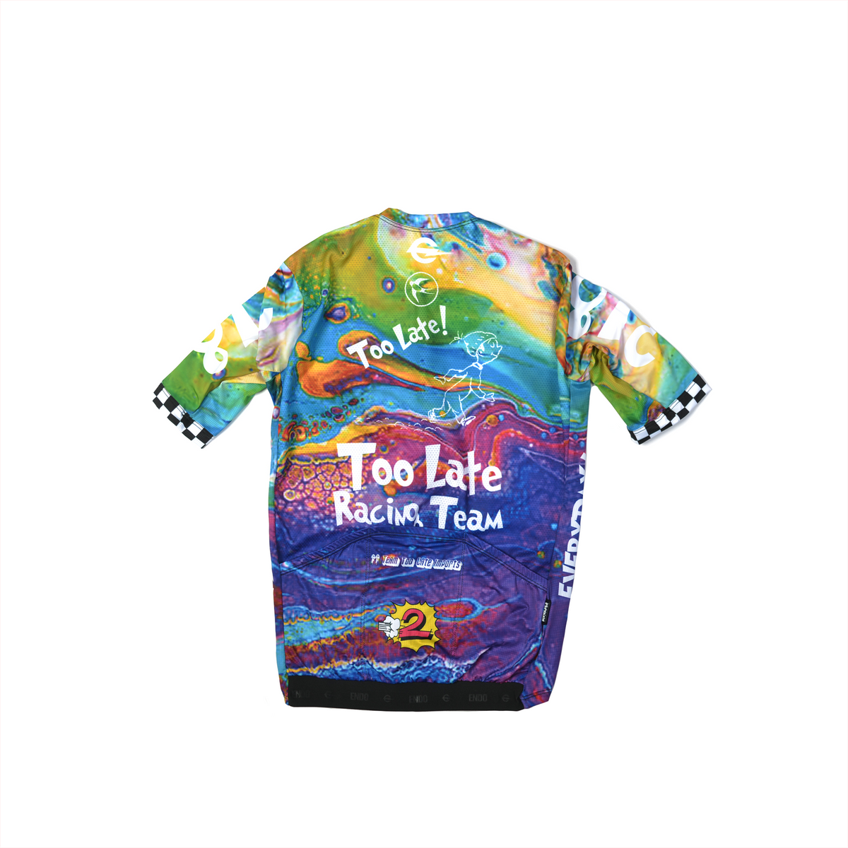 TEAM TOO LATE - LADERA JERSEY - PATTERN