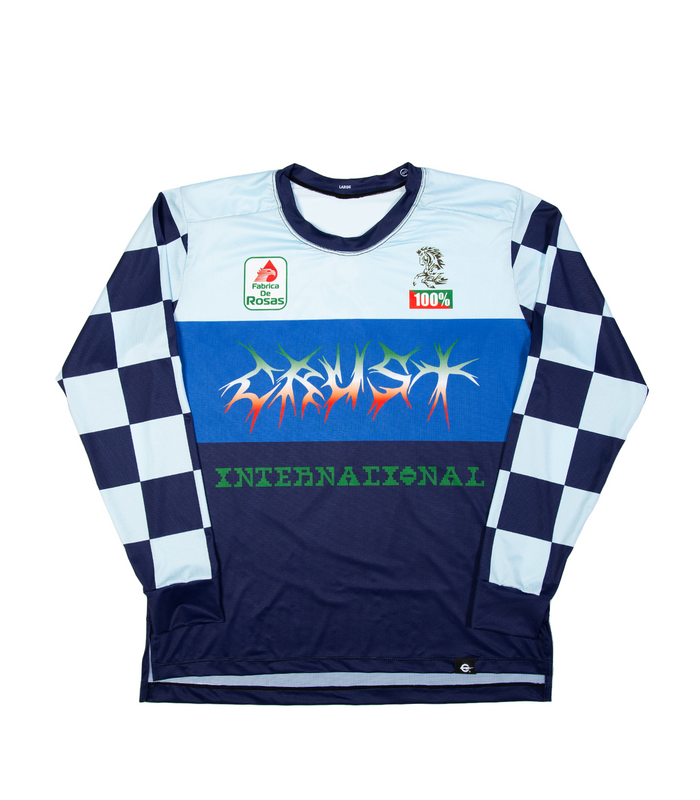 FABRICA X CRUST - VIRGIL LONG SLEEVE TECH TEE - BLUE