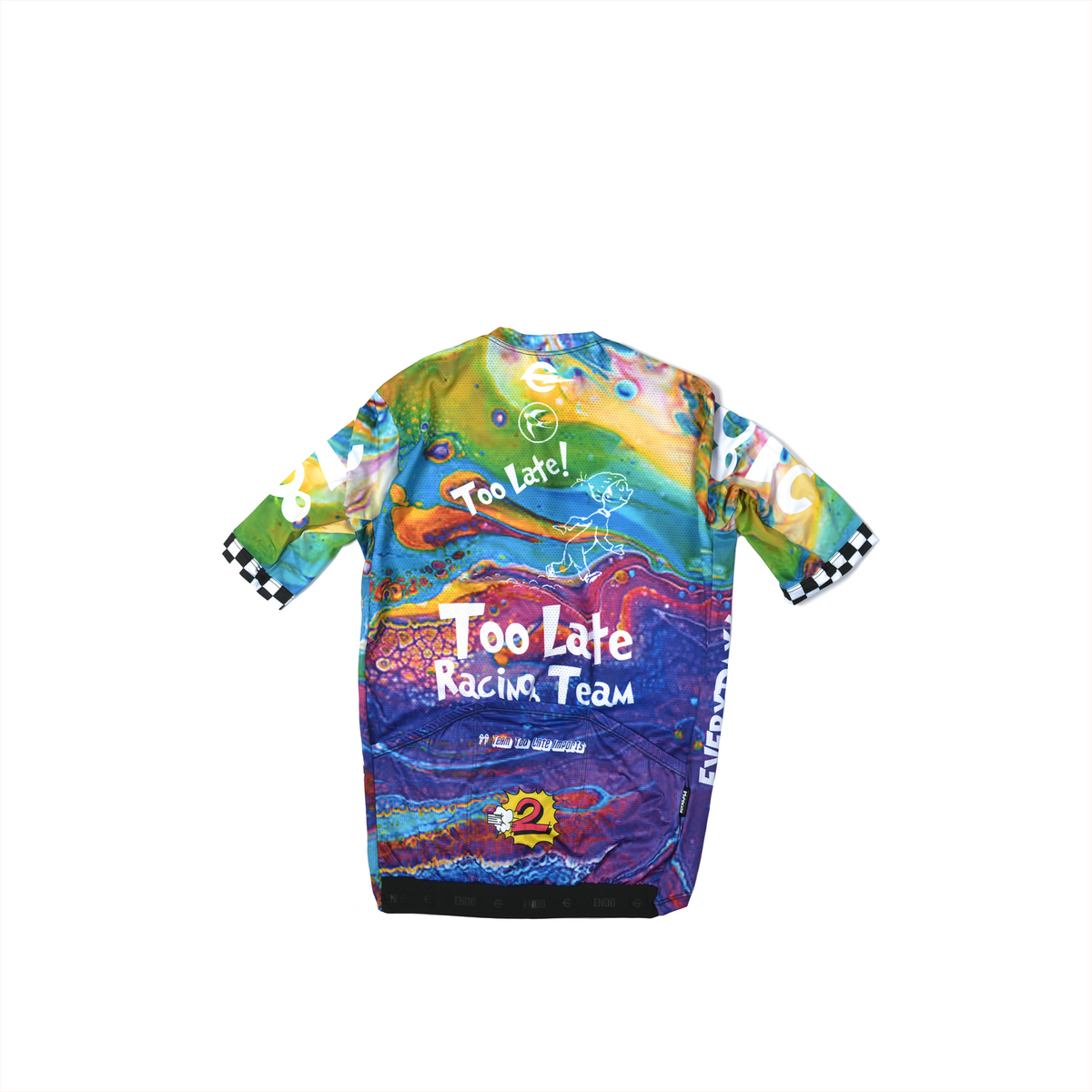 TEAM TOO LATE - WOMEN'S LADERA JERSEY - PATTERN